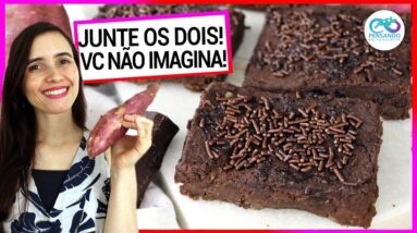 BATATA DOCE E CHOCOLATE! MISTURE OS DOIS PARA UM RESULTADO INCRÍVEL! Surpreendente!