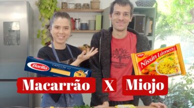 MACARRÃO SAUDÁVEL MAIS RÁPIDO QUE MIOJO? | Miojo Wars | MARINA MORAIS