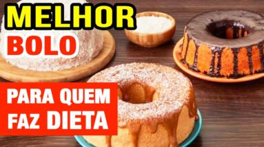 Qual é o MELHOR BOLO PARA QUEM ESTÁ DE DIETA?