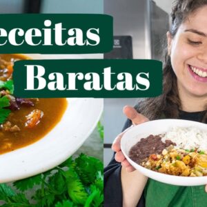 PREPAREI O CAFÉ, ALMOÇO, LANCHE E JANTAR POR 6 REAIS! | 4 RECEITAS ECONÔMICAS | MARINA MORAIS