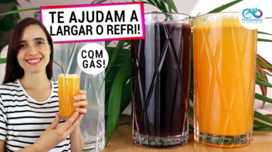 ADEUS REFRIGERANTE EM 2022 COM MINHAS 3 BEBIDAS GASOSAS sem açúcar! Super refrescantes!