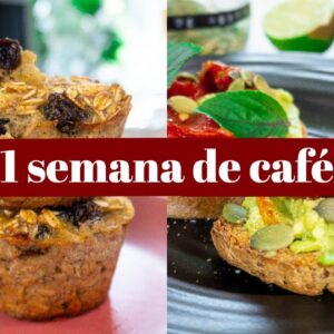 IDEIAS DE CAFÉ DA MANHÃ PARA A SEMANA TODA | Receitas Saudáveis 2022 | MARINA MORAIS