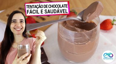 A MOUSSE DE CHOCOLATE PERFEITA QUE TE AJUDA A EMAGRECER! VEGANA, MENOS GORDURA, SEM AÇÚCAR