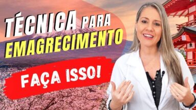 Essa Técnica Japonesa te ajuda a Emagrecer - Não Importa o Que você Coma!