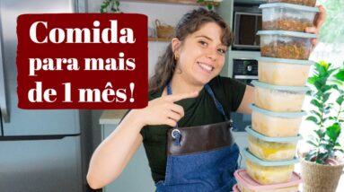 COMO CONGELEI COMIDA PARA MAIS DE 1 MÊS | Parte 1: Bases e Planejamento | MARINA MORAIS