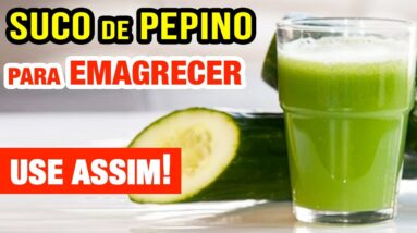 O INCRÍVEL SUCO DE PEPINO para EMAGRECER e Saúde! USE ASSIM! Benefícios e Dicas