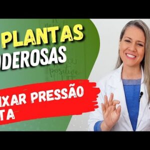 4 Plantas SUPER PODEROSAS para BAIXAR PRESSÃO ALTA!