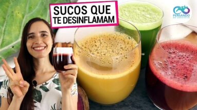 3 SUCOS QUE DESINFLAMAM SEU CORPO! SUPER ANTI-INFLAMATÓRIOS, TE ENSINO OS SEGREDOS!