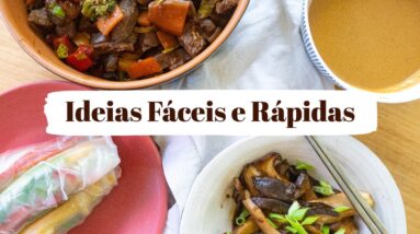 3 RECEITAS RÁPIDAS E FÁCEIS PARA O JANTAR | Inspiração Asiática | MARINA MORAIS