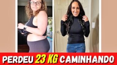 Ela PERDEU 23 KG CAMINHANDO (e você pode também!) - Veja como foi