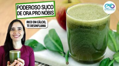 COMECE A TOMAR SUCO DE ORA PRO NÓBIS!  RICO EM FIBRA E CÁLCIO, TE DESINFLAMA! FAÇA CERTO AQUI!