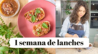 IDEIAS DE LANCHE SAUDÁVEL DE SEGUNDA A SEXTA (2022) | MARINA MORAIS