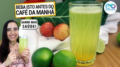 BEBA ISTO ANTES DO CAFÉ DA MANHÃ! COMBATE INFLAMAÇÃO, FÁCIL PARA O DIA A DIA!