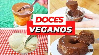 8 DOCES VEGANOS Deliciosos e Saudáveis que você vai AMAR!