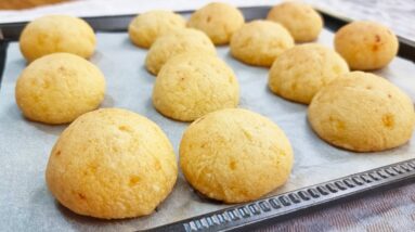 SUBSTITUA O PÃO! SEM TRIGO, LEITE E OVO! Pão de Queijo Vegano Fácil, Barato e Rápido - Delicioso!