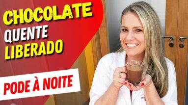 Chocolate Quente LIBERADO! Pode Tomar à Noite! DELICIOSO, Fácil, Rico em Fibras e Proteínas