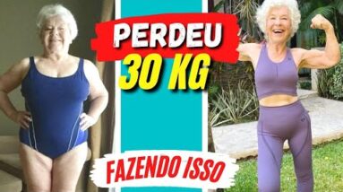 Aos 75 anos PERDEU 30 KG e GANHOU 1 MILHÃO de Seguidores!