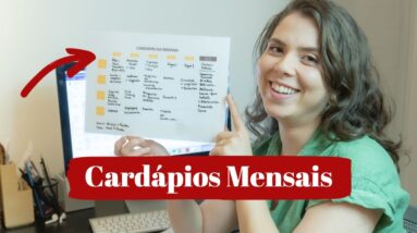 COMO PLANEJO OS CARDÁPIOS DE 3 MESES | MARINA MORAIS