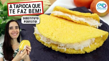 PARE DE COMER TAPIOCA! CONHEÇA A ALTERNATIVA DE FLOCÃO DE MILHO QUE É REALMENTE SAUDÁVEL!