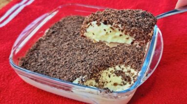 DELÍCIA SEM AÇÚCAR, Sem Leite Condensado ou Creme de Leite, Fácil, Rápida, Barata e Saudável