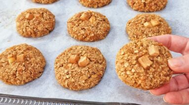 ZERO FARINHA E AÇÚCAR, Biscoito Saudável Delicioso! Fácil e Rápido (Sem Leite, Manteiga e Ovo)