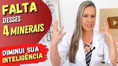 4 Deficiências Minerais que BAIXAM seu QI (inteligência) - E como consegui-los!