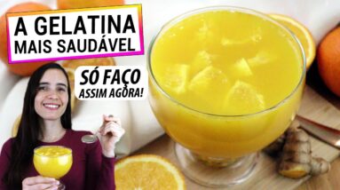 AGORA SÓ FAÇO GELATINA ASSIM! VEM VER PORQUE É MUITO MAIS SAUDÁVEL!