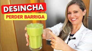 DESINCHAR, PERDER BARRIGA e TIRAR FOME - Suco Poderoso, Gostoso, Fácil, Barato e Low Carb