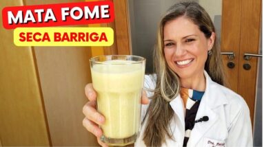 Vitamina para SECAR BARRIGA Rápido - Mata a Fome e ajuda a Emagrecer - Saudável e Gostosa