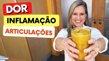 Suco para DORES, INFLAMAÇÃO e ARTICULAÇÕES! Fácil, Barato, Gostoso e Saudável