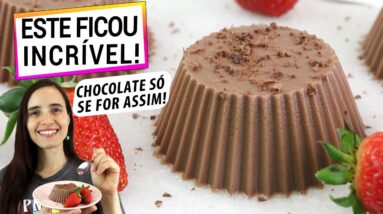 SOBREMESA DE CHOCOLATE SÓ SE FOR ASSIM! ALÉM DE DELICIOSA, É MAIS SAUDÁVEL E FÁCIL!