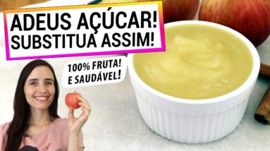 PARA DIMINUIR O AÇÚCAR, FAÇA ISSO COM SUAS MAÇÃS ! PERFEITO SUBSTITUTO E É ANTI INFLAMATÓRIO!