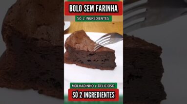 Só 2 INGREDIENTES! Bolo DELICIOSO e MOLHADINHO - Muito FÁCIL - Todos vão adorar!