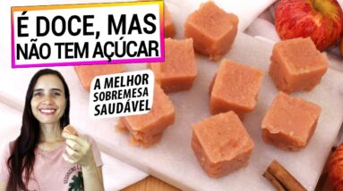 NEM UM GRAMA DE AÇÚCAR NESTA SOBREMESA SAUDÁVEL DELICIOSA! 100% FRUTA, SUPER FÁCIL!