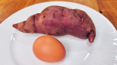 NÃO COMA PÃO, MISTURE OVO CRU COM BATATA DOCE e vai VICIAR nessa DELÍCIA!