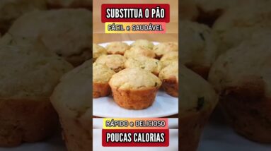 SUBSTITUA O PÃO! Delícia FÁCIL com POUCAS CALORIAS e SEM TRIGO. É Rápido e Saudável - Vai amar!