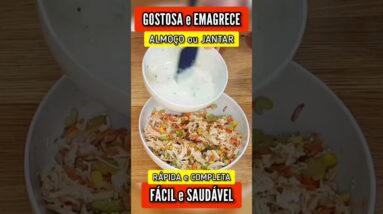 Salpicão que EMAGRECE! Substitua o Jantar por essa Delícia Saudável, Completa, Fácil e Rápida!