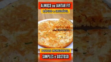 Jantar RÁPIDO, GOSTOSO e SAUDÁVEL na FRIGIDEIRA - Fácil, Sem Farinha e Poucos Ingredientes