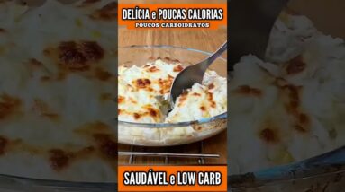 Delícia FÁCIL com POUCAS CALORIAS E CARBOIDRATOS! Prato Rápido, Saudável e Barato (Low Carb)