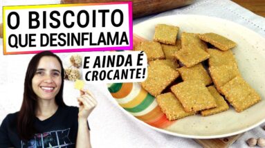 BISCOITO DE  GRÃO DE BICO VEGANO! COMBATA A INFLAMAÇÃO DE FORMA SABOROSA E FÁCIL!