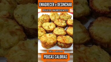 DELÍCIA que EMAGRECE e DESINCHA! Fácil, Rápida e Poucos Ingredientes (Sem Trigo)