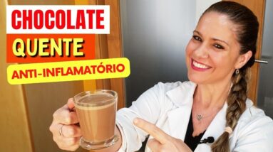 CHOCOLATE QUENTE Anti-Inflamatório, tipo NUTELLA! Sem Açúcar e Leite, Poucos Carboidratos (Low Carb)