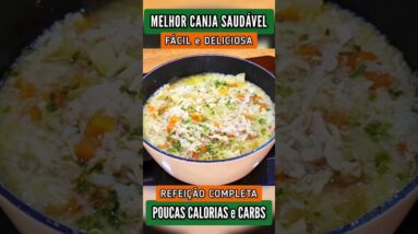 A MELHOR CANJA Saudável - PODE COMER À VONTADE! Poucas Calorias e Carboidratos, Low Carb e Deliciosa