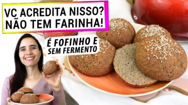 PÃO DE LENTILHA SEM FARINHA ANTI-INFLAMATÓRIO! NOVIDADE FÁCIL, PÃO SUPER FOFINHO!