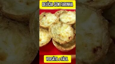 Empadinha SEM FARINHA, DELICIOSA e POUCOS INGREDIENTES - Lanche ou Almoço Fácil!