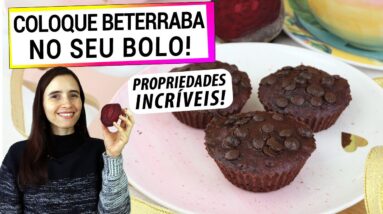 ACONTECE ISSO SE VC COLOCA BETERRABA NO BOLO! TRUQUE SAUDÁVEL E ANTI-INFLAMATÓRIO!