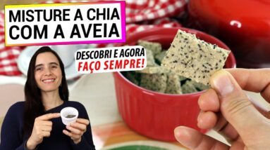 MISTURE A CHIA COM A AVEIA NO CAFÉ! DESCOBRI E NUNCA FOI TÃO FÁCIL TROCAR O PÃO!