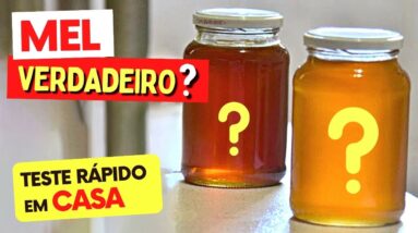 Como Saber se o MEL É PURO - VERDADEIRO! (Teste Rápido em Casa!)