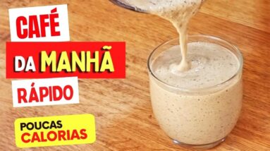 CAFÉ DA MANHÃ RÁPIDO e SAUDÁVEL! É Fácil, Delicioso, Cremoso, Rápido e Poucos Ingredientes