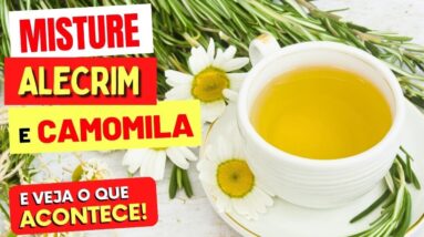 Misture ALECRIM e CAMOMILA e Veja o que ACONTECE com Você! (USE ASSIM)